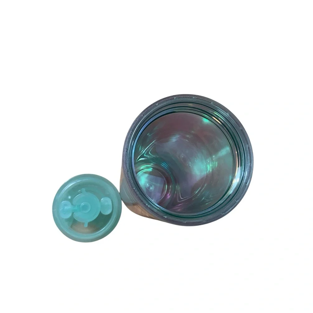 Starbucks 2022 Soft Touch Holographic Siren Mermaid Tumbler 16oz NWT - Picture 3 of 4